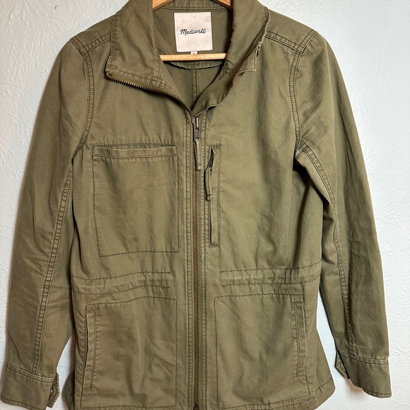 Madewell Jackets & Blazers - Madewell Women's Jacket Utility Military Fleet Jacket Army Olive
Green Small